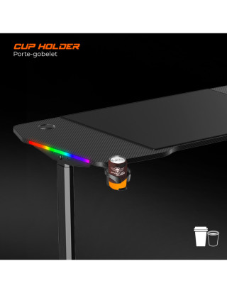 Spirit of Gamer Headquarter 900 - Gamer Asztal - 140 x 70 cm