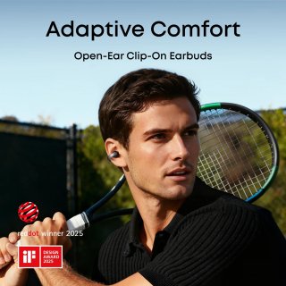 Anker Soundcore AeroClip - Vezeték Nélküli Bluetooth Fülhallgató - Fekete