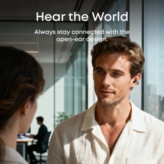 Anker Soundcore AeroClip - Vezeték Nélküli Bluetooth Fülhallgató - Fekete