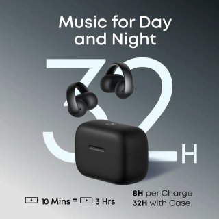 Anker Soundcore AeroClip - Vezeték Nélküli Bluetooth Fülhallgató - Fekete