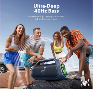 Anker Soundcore Boom 2 Plus - Hordozható Bluetooth Hangszóró - Kék