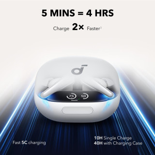 Anker Soundcore Liberty 4 Pro - Vezeték Nélküli Bluetooth Fülhallgató - Fehér