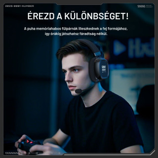 Onikuma GT839 Tri-Mode Vezeték Nélküli Gamer Headset