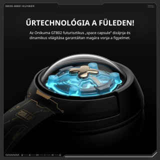 Onikuma GT802 Tri-Mode Vezeték Nélküli Gamer Headset