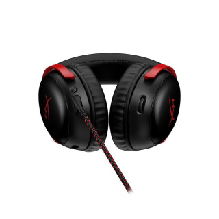 HYPERX Cloud III - Gamer Headset - Fekete/Piros