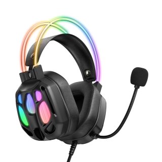 Onikuma X89 Vezetékes Gamer Fejhallgató RGB világítással