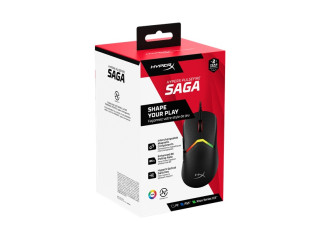 HYPERX Pulsefire Saga - Gamer Egér - Fekete