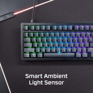 HYPERX Alloy Rise 75 - Red Switch - Mechanikus Gamer Billentyűzet - Angol Kiosztás!