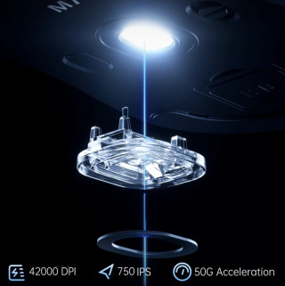 MCHOSE M7 Pro Vezeték Nélküli Gamer Egér 26000DPI - Világoskék