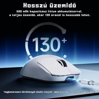 MCHOSE A5 PRO MAX Vezeték Nélküli 26000 DPI-s Gamer Egér - Fekete