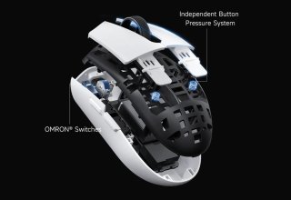 MCHOSE G3 Vezeték Nélküli Gamer Egér 12000DPI