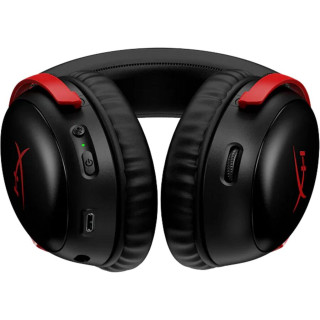 HYPERX Cloud III - Vezeték Nélküli Headset - Fekete/Piros