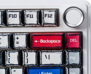 AULA F75 Vezeték Nélküli Mechanikus Gamer Billentyűzet - Comic