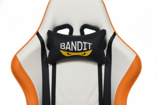 BANDIT Blaze Gamer szék Fehér/Narancs/Fekete