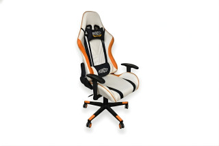 BANDIT Blaze Gamer szék Fehér/Narancs/Fekete