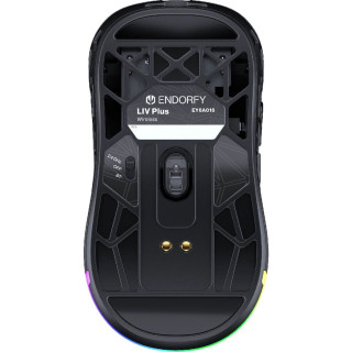 Endorfy LIV Plus - Vezeték Nélküli Gamer Egér + Dokkoló - Fekete