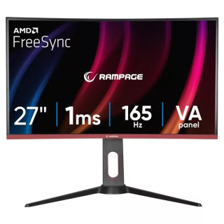Rampage VOYAGER - Ívelt Gamer Monitor 165Hz - 27"