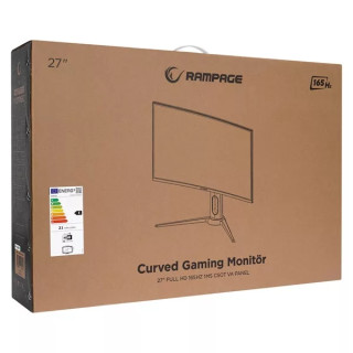 Rampage VOYAGER - Ívelt Gamer Monitor 165Hz - 27"