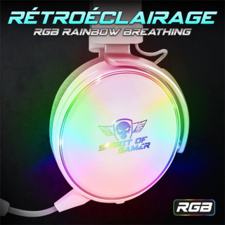 Spirit of Gamer MIC-XH1700W - Vezeték Nélküli Gamer Headset - Fehér