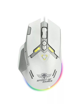 Spirit of Gamer ELITE-M60 White - Gamer Egér - Fehér