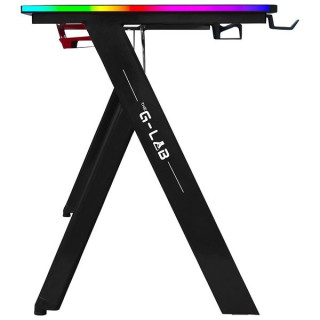 The G-Lab K-DESK SULFUR - Gamer Asztal - 120x60cm - Fekete