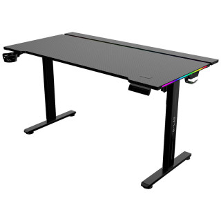 The G-Lab K DESK PLATINIUM - Állítható Motoros Gamer Asztal - 140x75cm