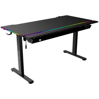 The G-Lab K DESK PLATINIUM - Állítható Motoros Gamer Asztal - 140x75cm