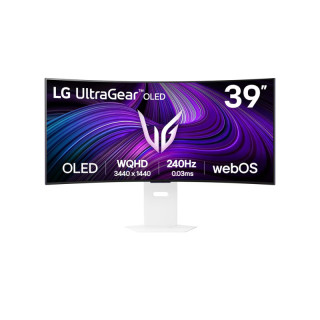 LG UltraGear 39GX90SA OLED Ívelt Gamer Monitor 240Hz - 39"