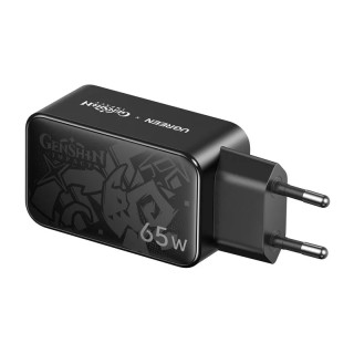 Ugreen CD244 Genshin Impact USB + USB-C GaN Gyorstöltő Hálózati Adapter 65W