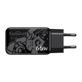 Ugreen CD244 Genshin Impact USB + USB-C GaN Gyorstöltő Hálózati Adapter 65W