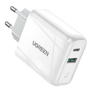 UGREEN CD170 USB + USB-C Gyorstöltő Hálózati Adapter 36W - Fehér