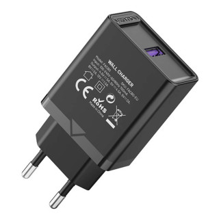 Vention FACB0-EU USB Gyorstöltő Hálózati Adapter 22.5W - Fekete