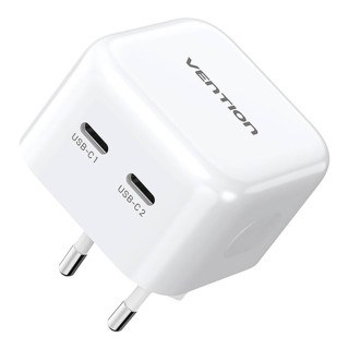 Vention FBPW0-EU USB-C GaN Gyorstöltő Hálózati Adapter 35W - Fehér