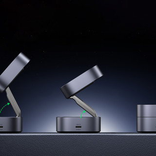 UGREEN W256 2 in 1 Vezeték Nélküli Gyorstöltő 20W - Fekete