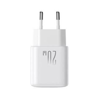 Joyroom JR-TCF21 USB + USB-C Gyorstöltő Hálózati Adapter 20W - Fehér