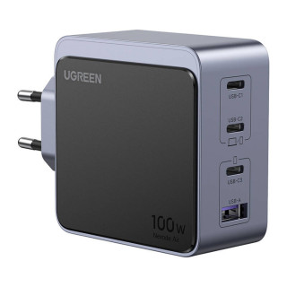 UGREEN Nexode Air USB + USB-C Gyorstöltő Hálózati Adapter 100W - Szürke