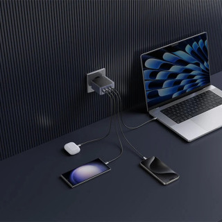 UGREEN Nexode Air USB + USB-C Gyorstöltő Hálózati Adapter 100W - Szürke