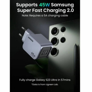 UGREEN Nexode Pro USB-C Gyorstöltő Hálózati Adapter 45W - Szürke