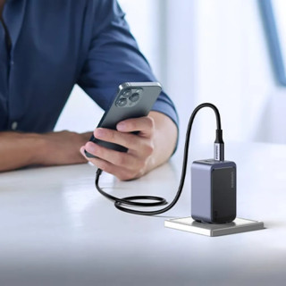 UGREEN Nexode Air USB + USB-C Gyorstöltő Hálózati Adapter 65W - Szürke