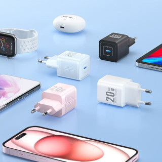 Vention FEPL0-EU USB-C Gyorstöltő Hálózati Adapter 20W - Kék