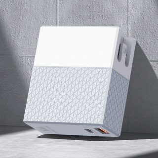 LDNIO A2620C USB + USB-C Gyorstöltő Hálózati Adapter 65W + USB-C Kábel