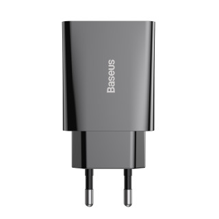Baseus Speed Mini USB-C Gyorstöltő Hálózati Adapter 20W - Fekete