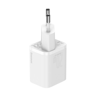 Baseus Super Si 1C Gyorstöltő Hálózati Adapter 20W - Fehér