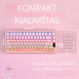 AULA S75 PRO Vezeték Nélküli Mechanikus Gamer Billentyűzet