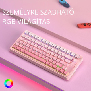 AULA S75 PRO Vezeték Nélküli Mechanikus Gamer Billentyűzet