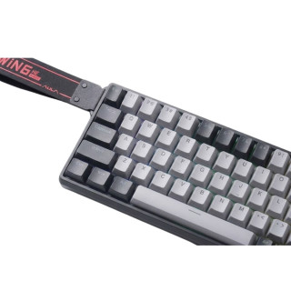 AULA WIN68 HE MAX Magnetic Switch Mechanikus Gamer Billentyűzet - Fekete-Szürke