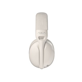AULA S6 Tri-Mode Vezeték Nélküli Gamer Headset - Bézs
