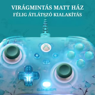 GameSir T7 Pro Vezetékes Xbox & PC Kontroller - Floral