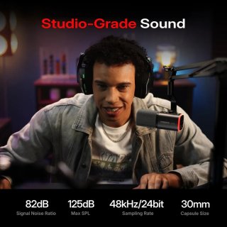 MAONO PD100W Vezeték Nélküli Streamer Mikrofon RGB