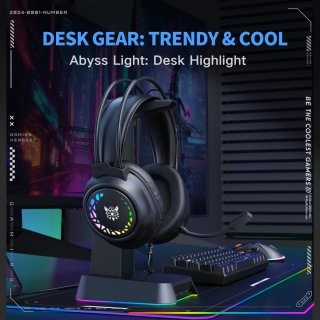 Onikuma X92 RGB Gamer Fejhallgató - Fekete